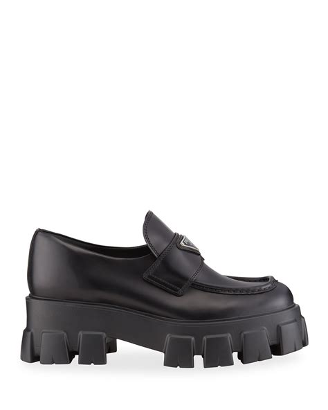 platform Prada loafers